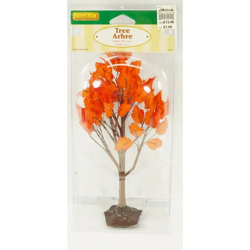 Lemax 2004‎ Autumn Maple Tree Large #44151 NEW Sealed in Package Vintage 9